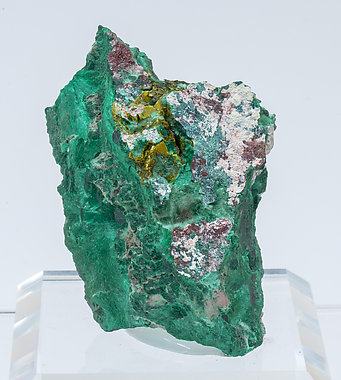 Vsigniite with Malachite. 