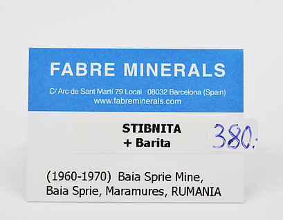 Stibnite with Baryre