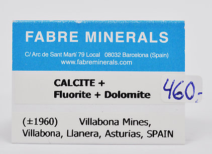 Calcita con Fluorita y Dolomita