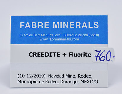 Creedita con Fluorita