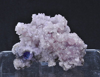 Creedite with Fluorite. Front