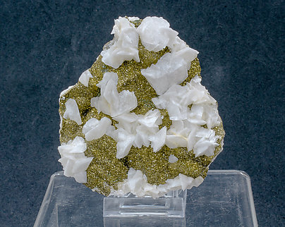 Pyrite with Calcite. 