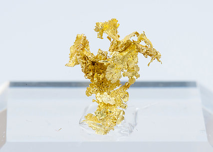 Gold (variety electrum). 