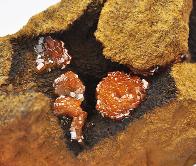 Vanadinite with Siderite. 