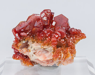 Vanadinite with Baryte.