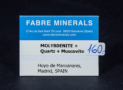Molybdenite on Quartz and Muscovite