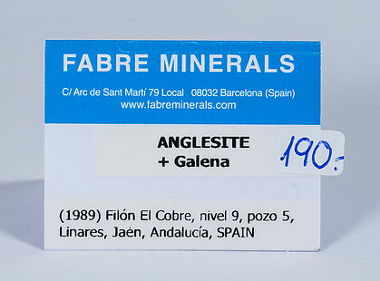 Anglesite with Galena. 