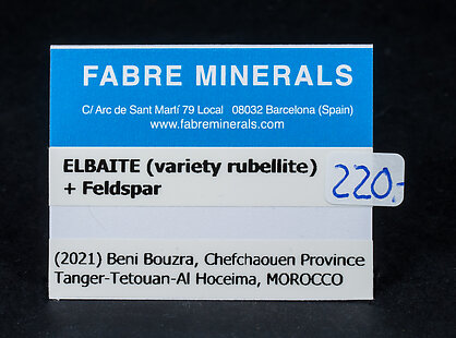 Elbaite-Schorl Series (variety rubellite)