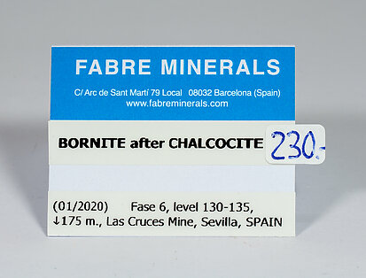 Bornite after Chalcocite