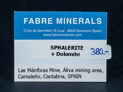 Sphalerite with Dolomite