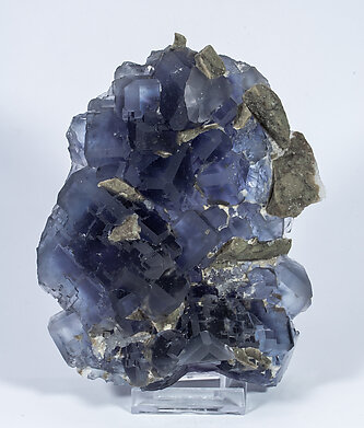 Fluorite with Quartz.