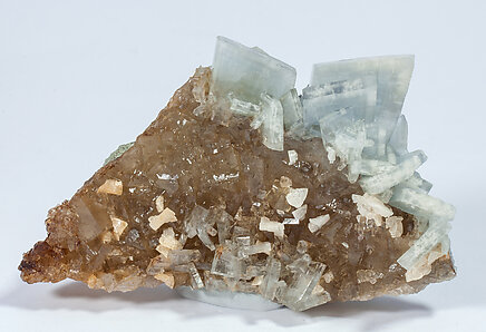 Baryte with Fluorite and Dolomite.