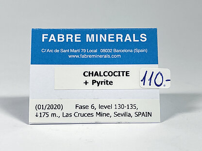 Chalcocite with Pyrite