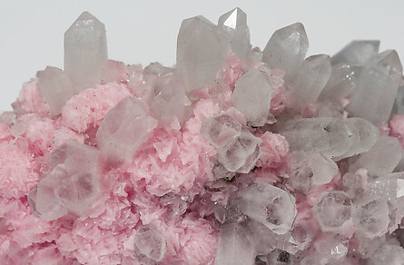 Rhodochrosite with Quartz and Sphalerite.