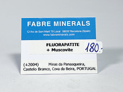 Fluorapatite with Muscovite