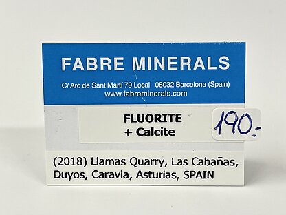 Fluorita con Calcita
