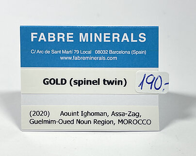 Gold (spinel twin)