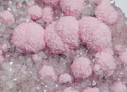 Rhodochrosite with Quartz and Sphalerite. 