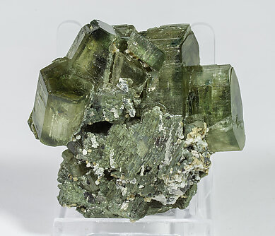 Fluorapatite with Arsenopyrite and Chlorite. 