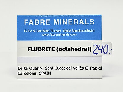 Fluorita (octadrica). 