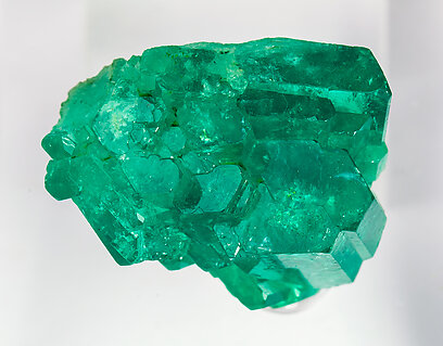 Beryl (variety emerald). Top