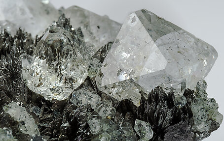 Löllingite with Fluorite and Quartz.