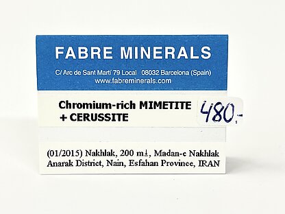 Chromium-rich Mimetite with Cerussite