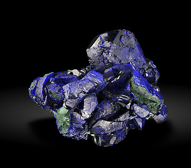 Azurite with Malachite.