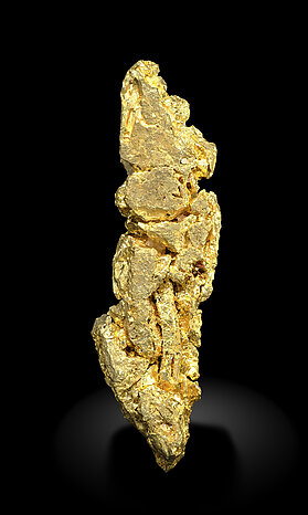 Gold (spinel twin).