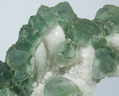 Fluorite with Quartz.