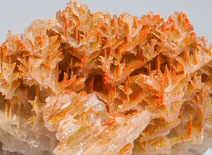 Chromium-rich Mimetite with Cerussite.