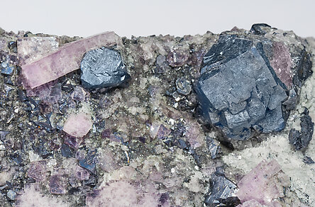 Fluorite with Galena. 