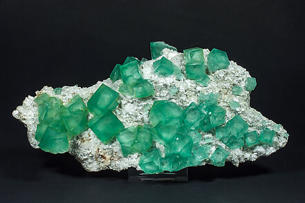 Fluorite with Calcite.