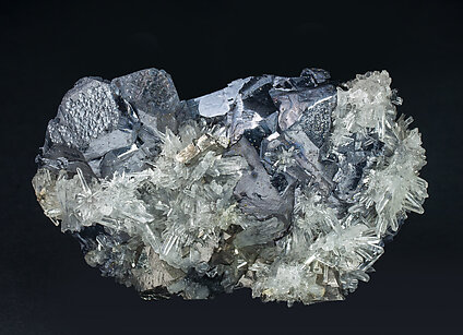 Galena with Quartz and Arsenopyrite. 