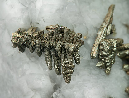 Pyrite with Calcite. 