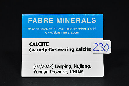 Calcite (variety Co-bearing calcite)