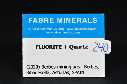 Fluorita en Cuarzo