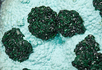 Malachite on Chrysocolla.