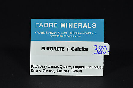 Fluorite with Calcite