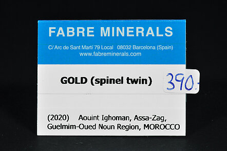 Gold (spinel twin)