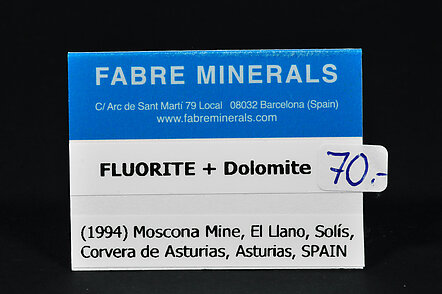 Fluorite with Dolomite