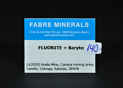 Fluorite with Baryte