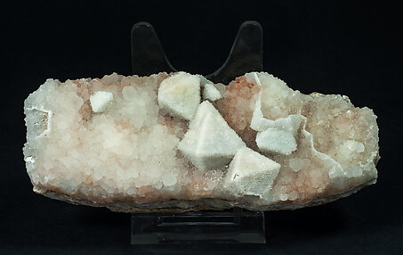 Quartz coating Fluorite.