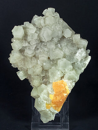 Aragonite with Sulphur. Side