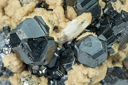 Sphalerite with Siderite, Quartz and Galena. 