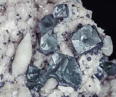 Galena with Calcite and Dolomite. 
