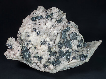 Galena with Calcite and Dolomite. 