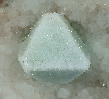 Quartz coating Fluorite. 