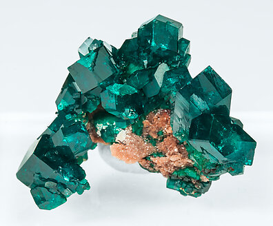 Dioptase with Dolomite. 