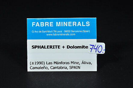 Sphalerite with Dolomite